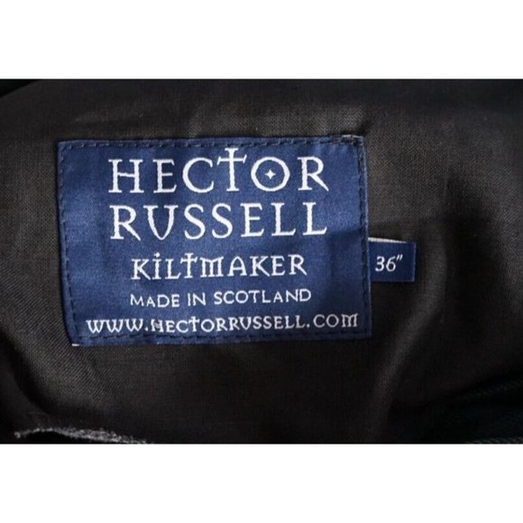 NWT Hector Russel Kilt Plaid Tartan Scotland Size 36 Waist Adjustable Unisex - Picture 4 of 5